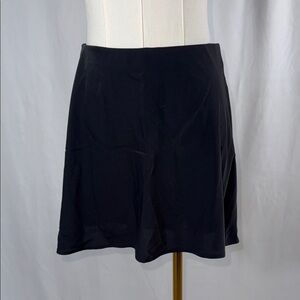 Abercrombie & Fitch Black Satin Skort